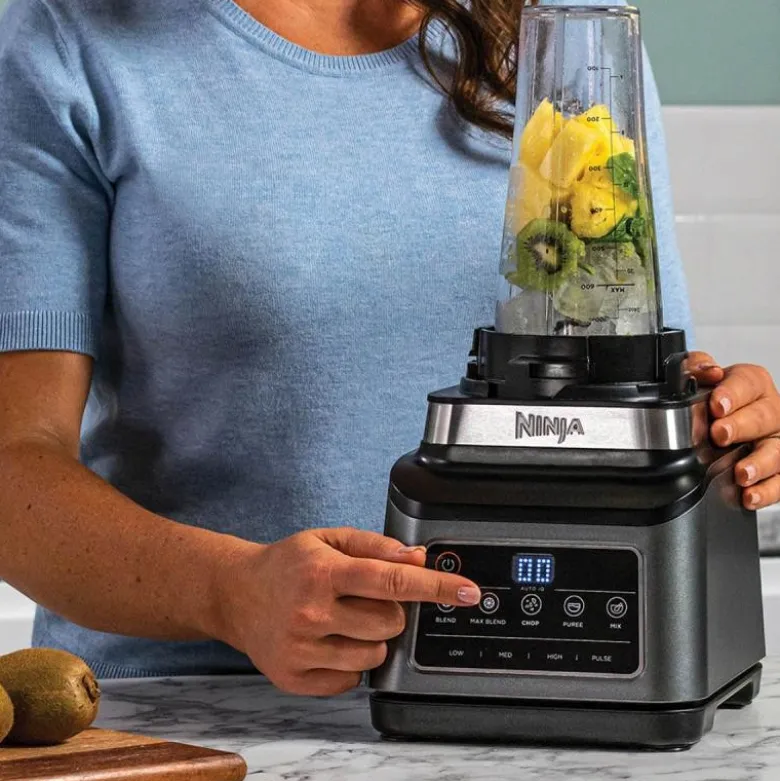 3-i-1 foodprocessor m/auto iQ 21/1,8+0,7L svart/sølv