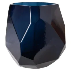Iglo vase stor 22 cm kongeblå