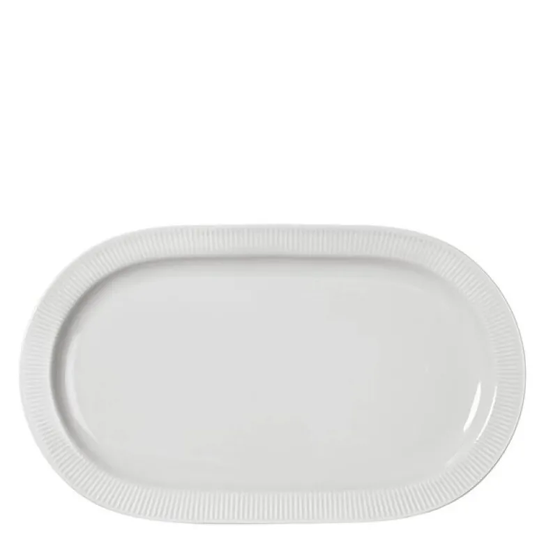 Inka serveringsfat 34x20 cm hvit