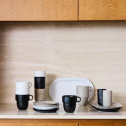 Inka serveringsfat 34x20 cm svart