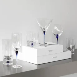 Intermezzo martiniglass 25 cl blå