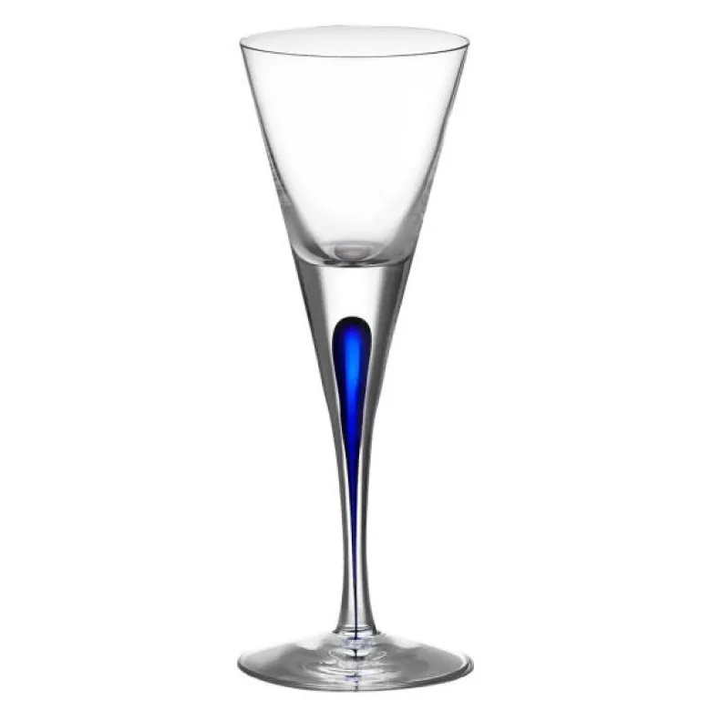 Intermezzo snapsglass 6 cl blå