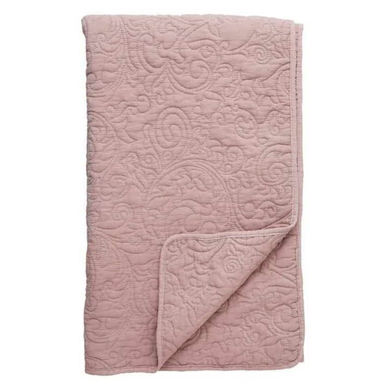Isabelle pledd 170x130 cm rose dust