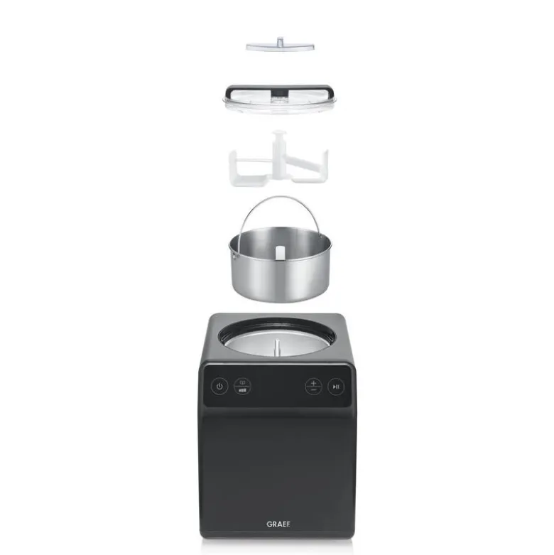 Iskremmaskin med kompressor 2L IM706E iron mica