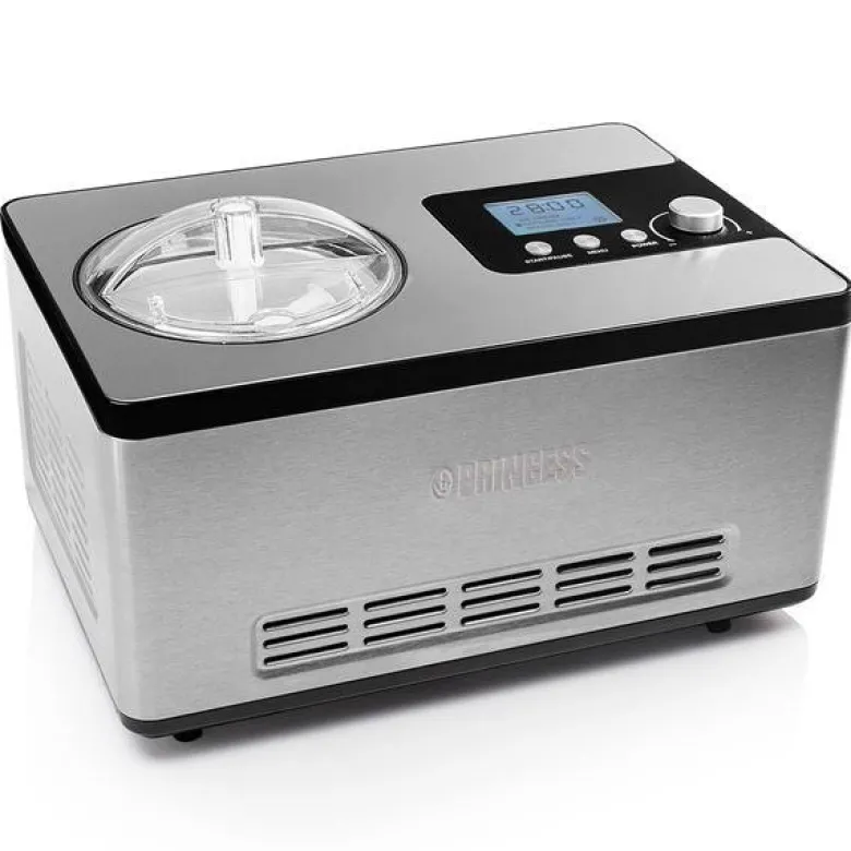 Iskremmaskin m/kompressor 2L LCD
