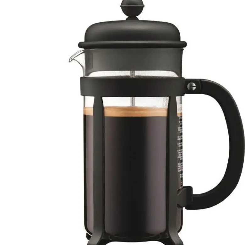 Java presskanne 1L 8 kopper svart