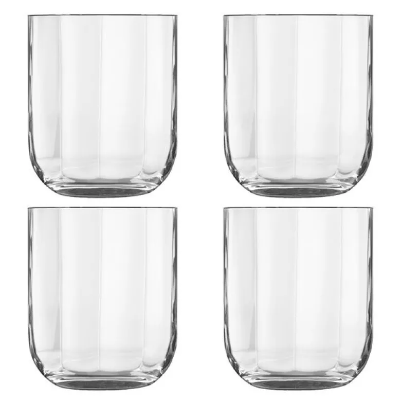 Jazz vannglass/whiskyglass 35 cl 4 stk