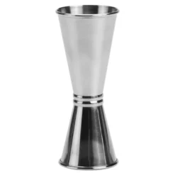 Jigger 2/4 cl avrundede kanter stål