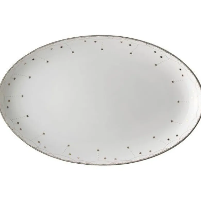 Julemorgen Girlander ovalfat 39 cm