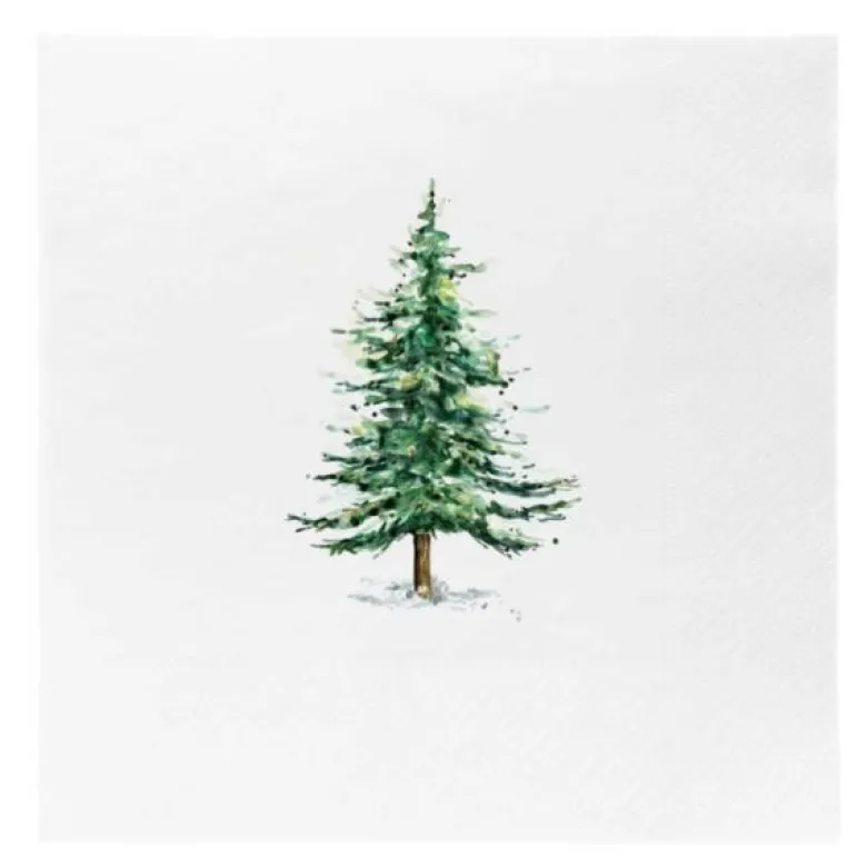 Juleserviett juletre 33x33 cm