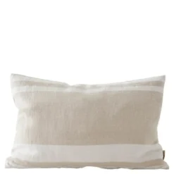 Jules putetrekk i lin 40x60 cm beige striper