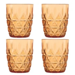 June picknick vannglass 28 cl 4 stk amber