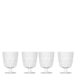 Juni piknik glass på stett 30 cl 4 stk