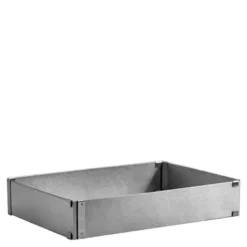 Justerbar rektangulær kakeform 18x25x5 rustfritt stål