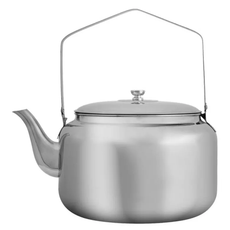Kaffekjele til bål 6L rustfritt stål