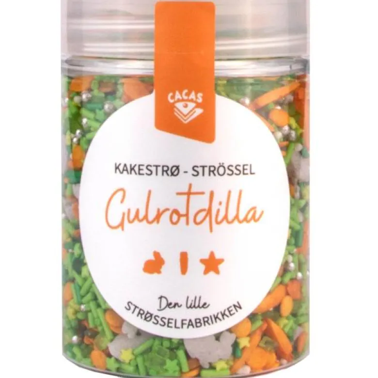 Kakestrøssel gulrotdilla 80g
