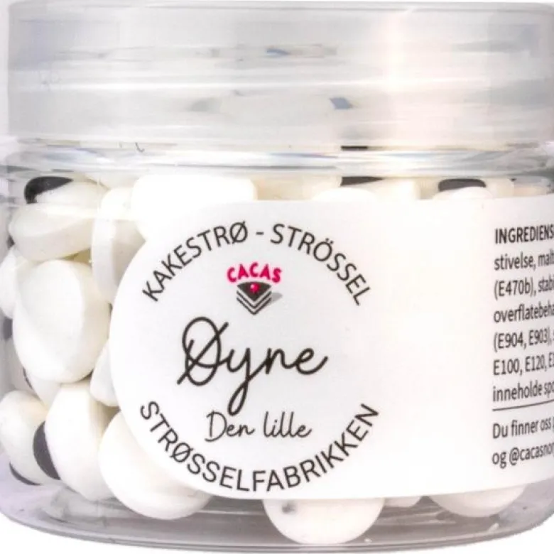 Kakestrøssel spiselige øyne 50g