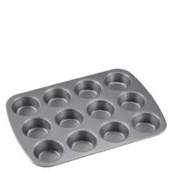 Karabo muffinsform 12 stk grå