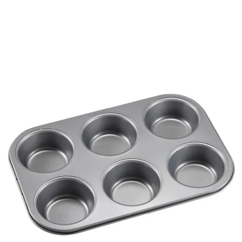 Karabo muffinsform 6 stk grå