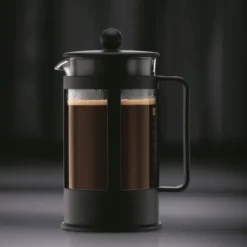 Kenya presskanne 8 kopper 1L svart