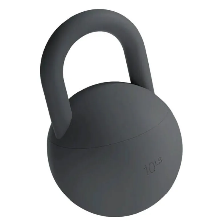 Kettlebell 4,54 kg kullgrå