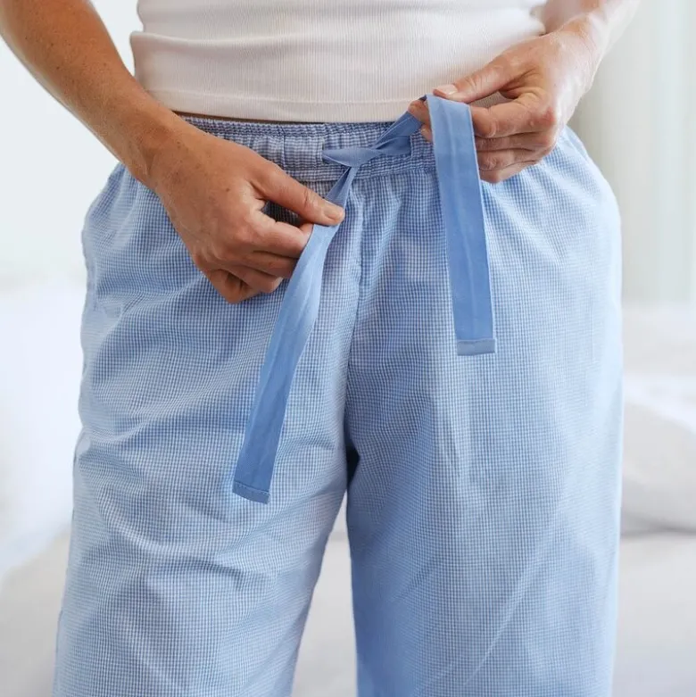 Khios pyjamasbukse dame M blå