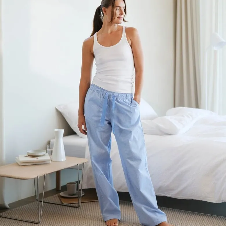Khios pyjamasbukse dame S blå