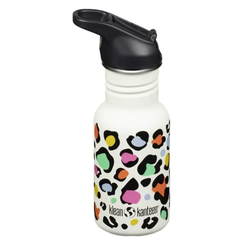 Kid Classic Narrow flaske 0,35L med sportslokk Leopard Print