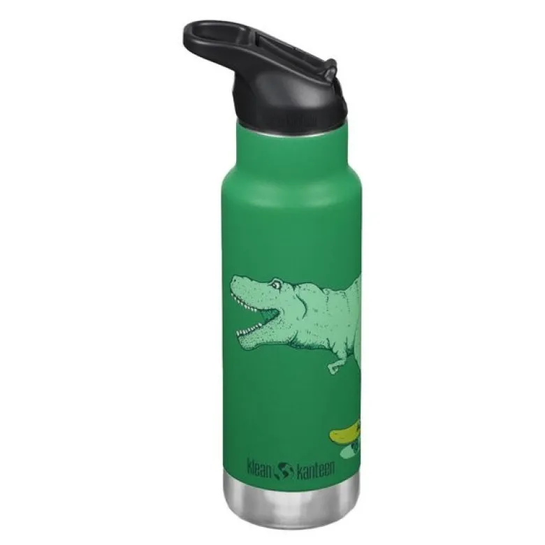 Kid Classic Narrow termoflaske 0,35L med sportslokk Dino Skate