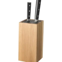 Kini knivblokk 11x11x23 cm akasietre
