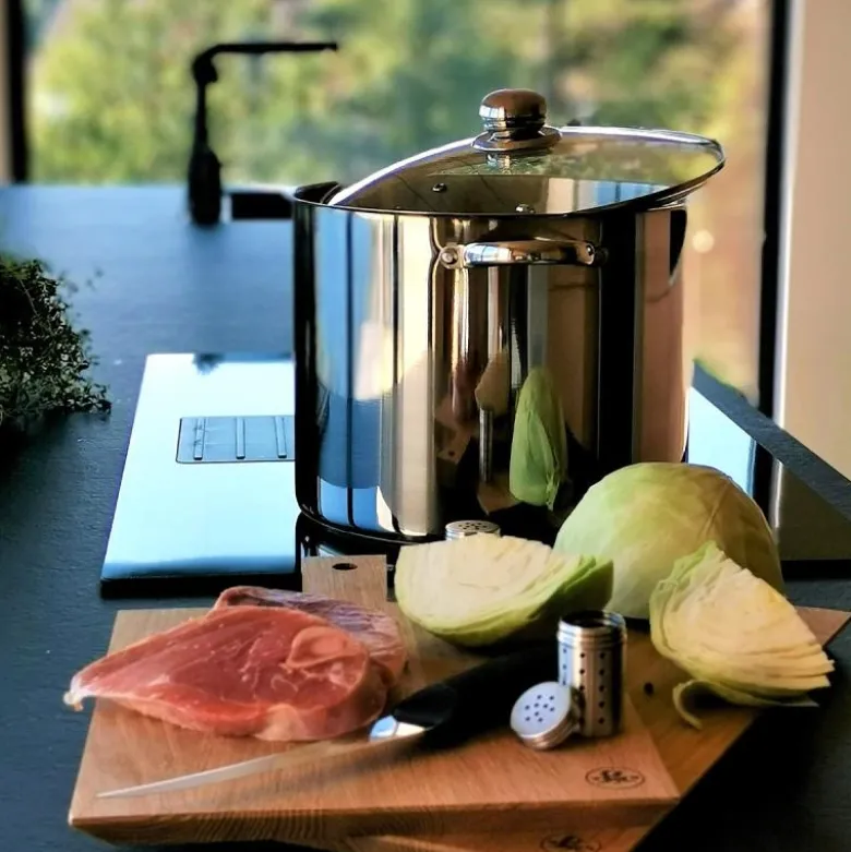 Kitchen Essentials gryte m/dampkurv 18L