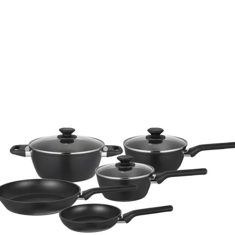 Kitchen Essentials grytesett 5 deler svart
