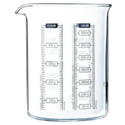 Kitchen Lab målebeger 0,75L klar/svart