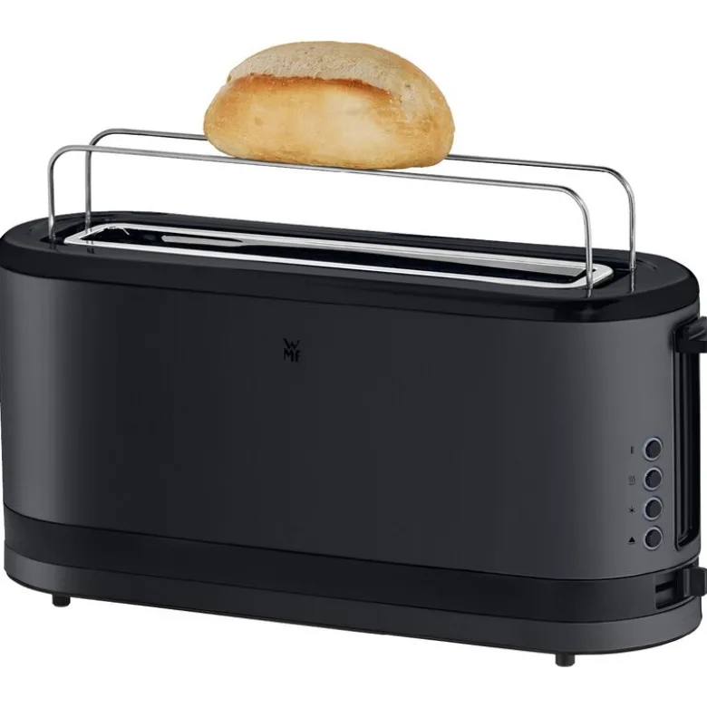 KitchenMinis brødrister med lang rille 900W svart