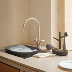 Kitchen organiser 23,5 cm grå