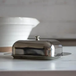 Kitchen Things smørklokke 18x12 cm stål