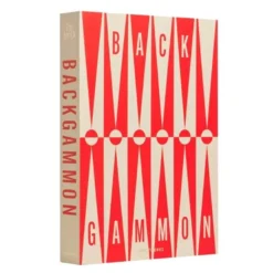 Klassisk backgammon Art of Backgammon rød/cream