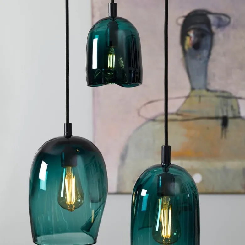 Klem lampe medium 28 cm lagune