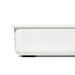 Knivblokk til skuffer 42x14x6 cm hvit/grå