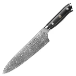 Kokkekniv 33,5 cm svart