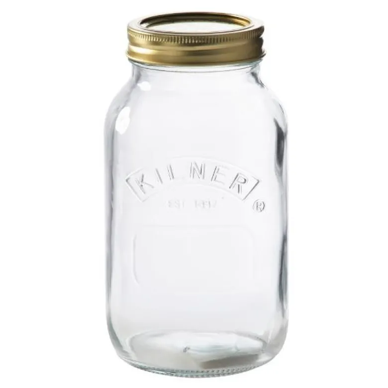 Konserveringskrukke rund 1,0L