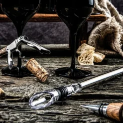 Korketrekker set oak
