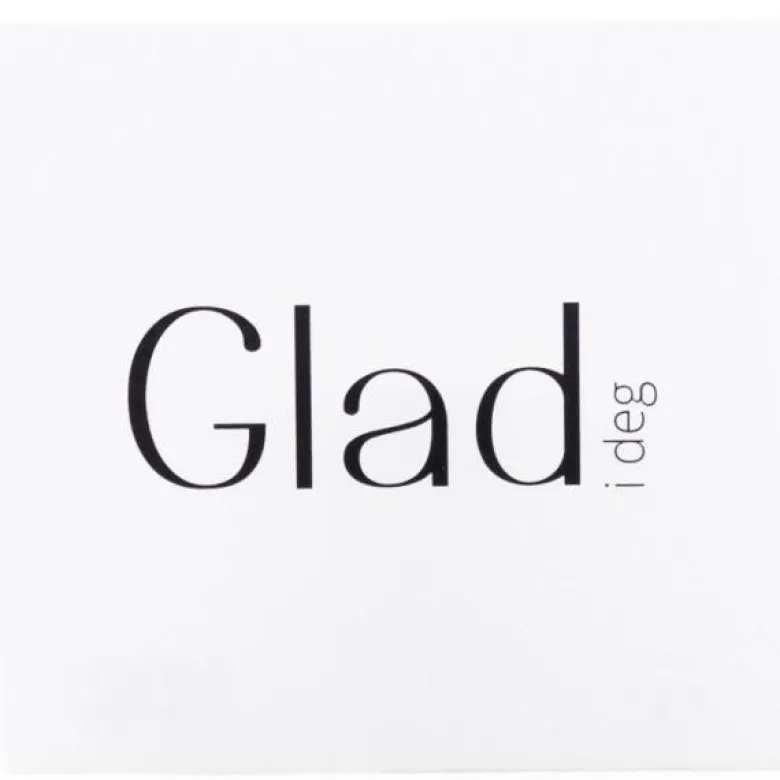 Kort 8x8 cm glad i deg