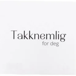 Kort 8x8 cm takknemlig for deg