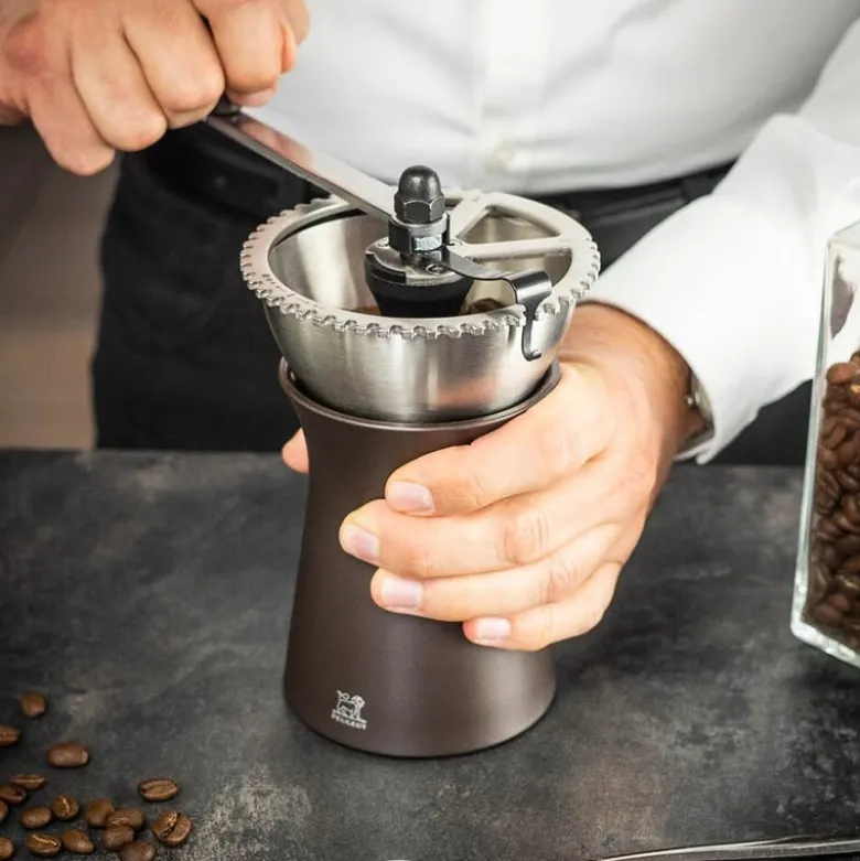 Kronos manuell kaffekvern 19 cm sjokolade