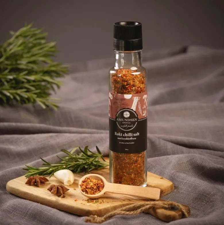 Krydderkvern m/røkt chilli