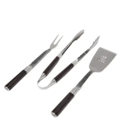 Kuro BBQ sett 3 deler brun/rustfri