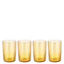 Kusintha vannglass 28 cl 4 stk amber