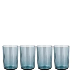 Kusintha vannglass 28 cl 4 stk blå
