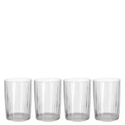 Kusintha vannglass 28 cl 4 stk klar